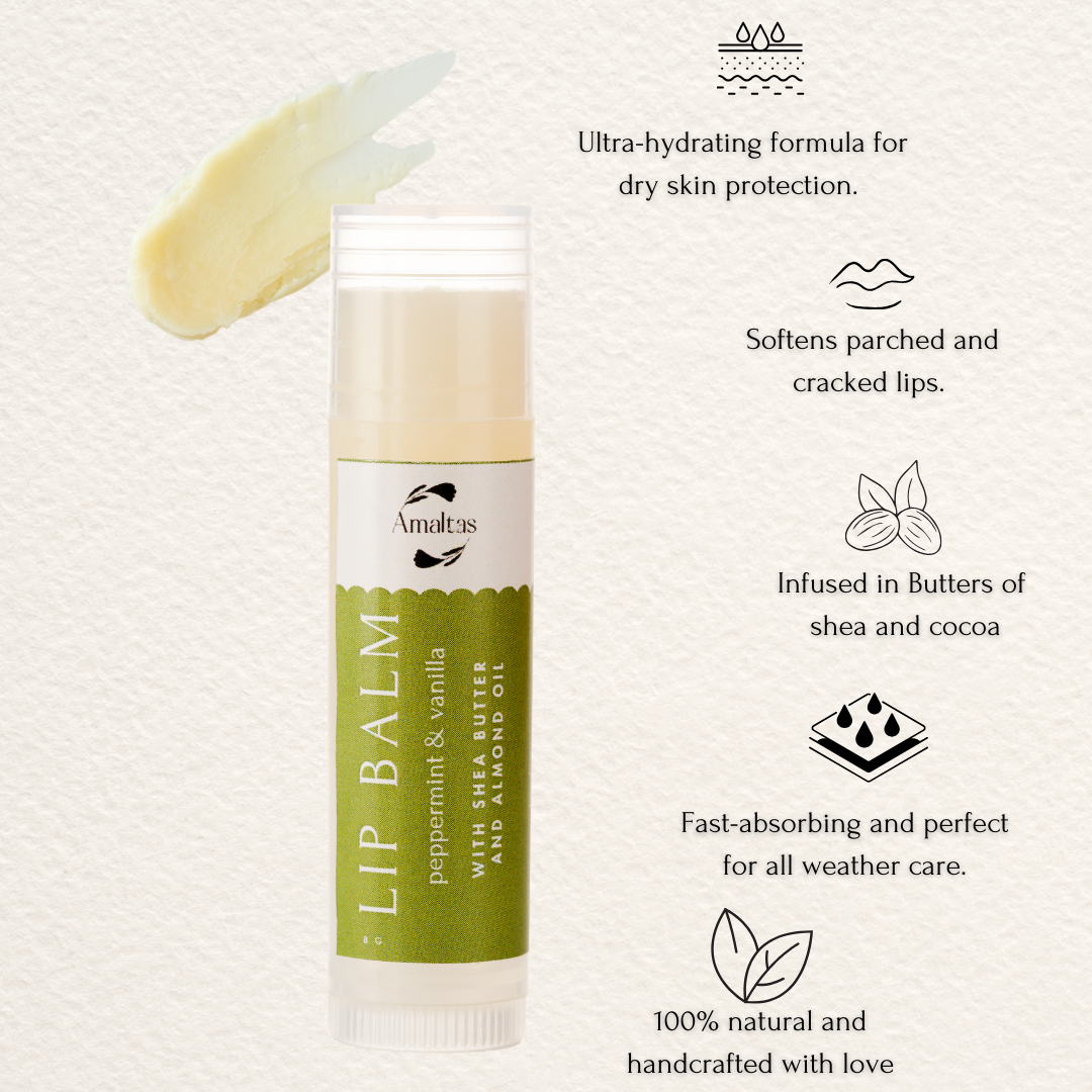 Vanilla and Peppermint Lip Balm