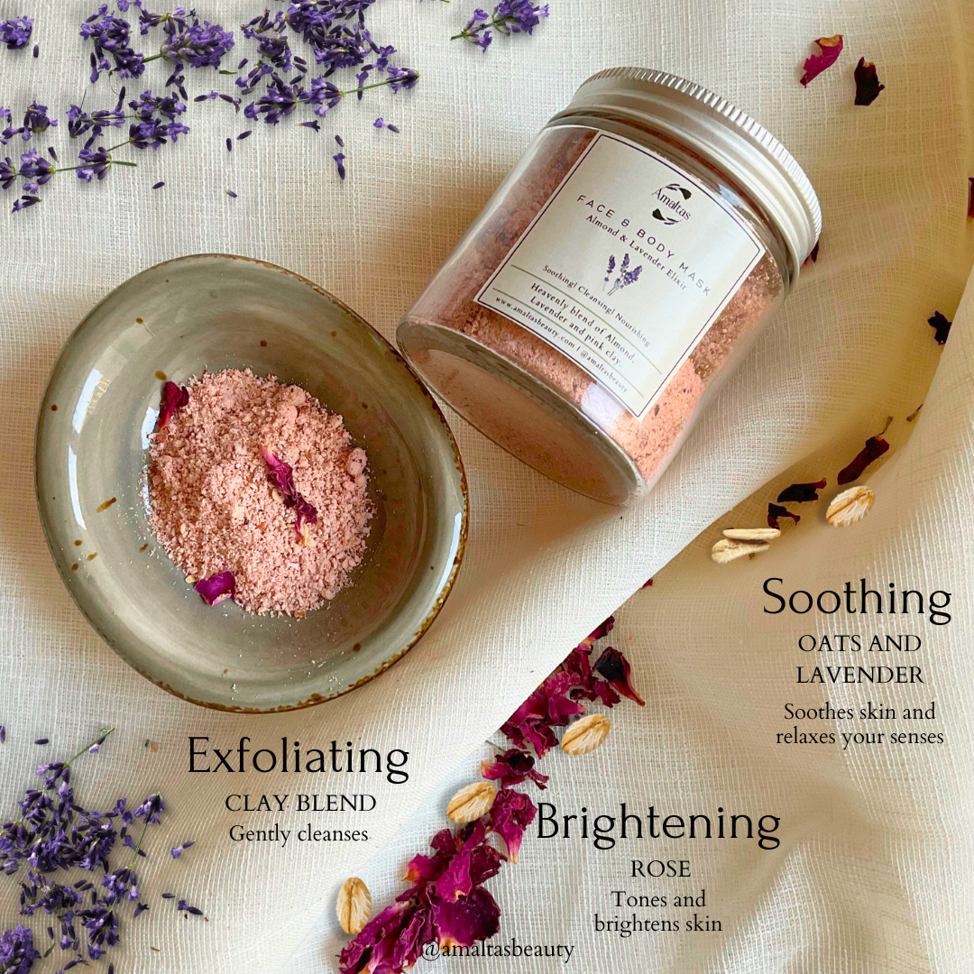 Almond and Lavender Face mask
