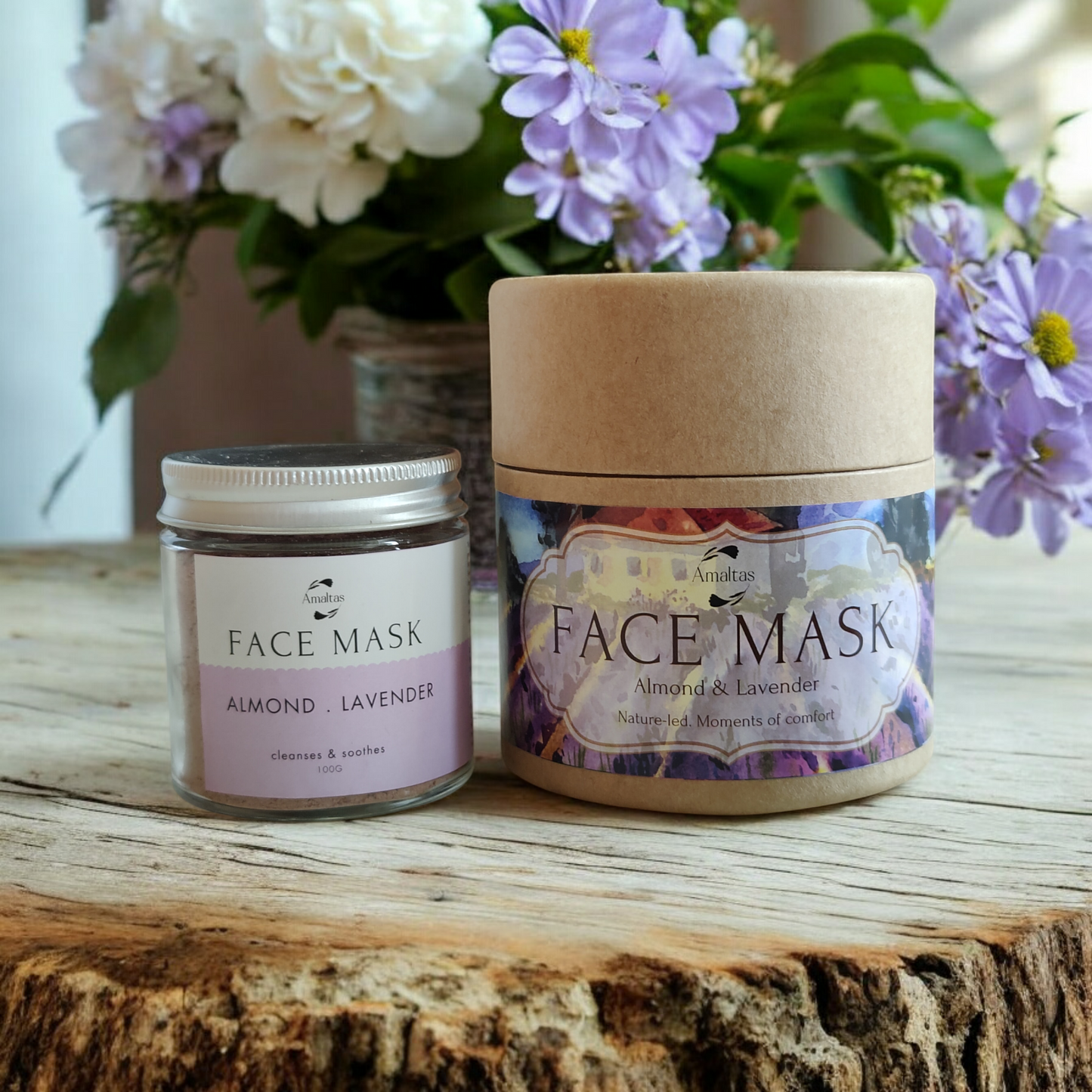 Almond and Lavender Face mask