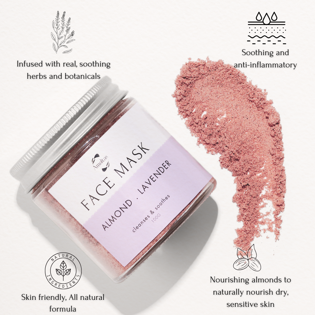 Almond and Lavender Face mask