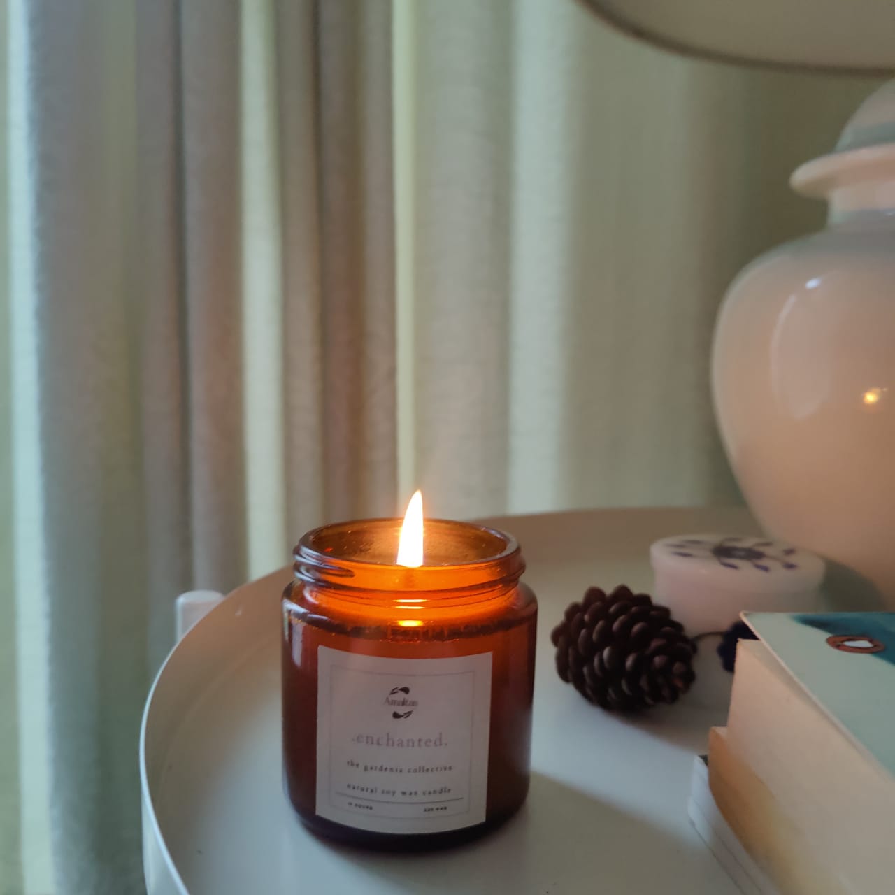 Soy Wax Candle: Scents of the garden