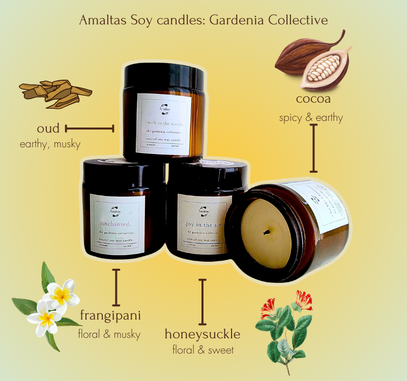 Soy Wax Candle: Scents of the garden