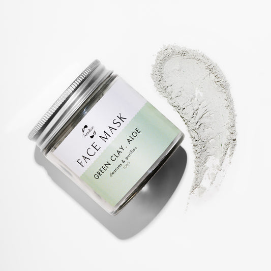 Green Clay and Aloe Face Mask Mini(10 g)