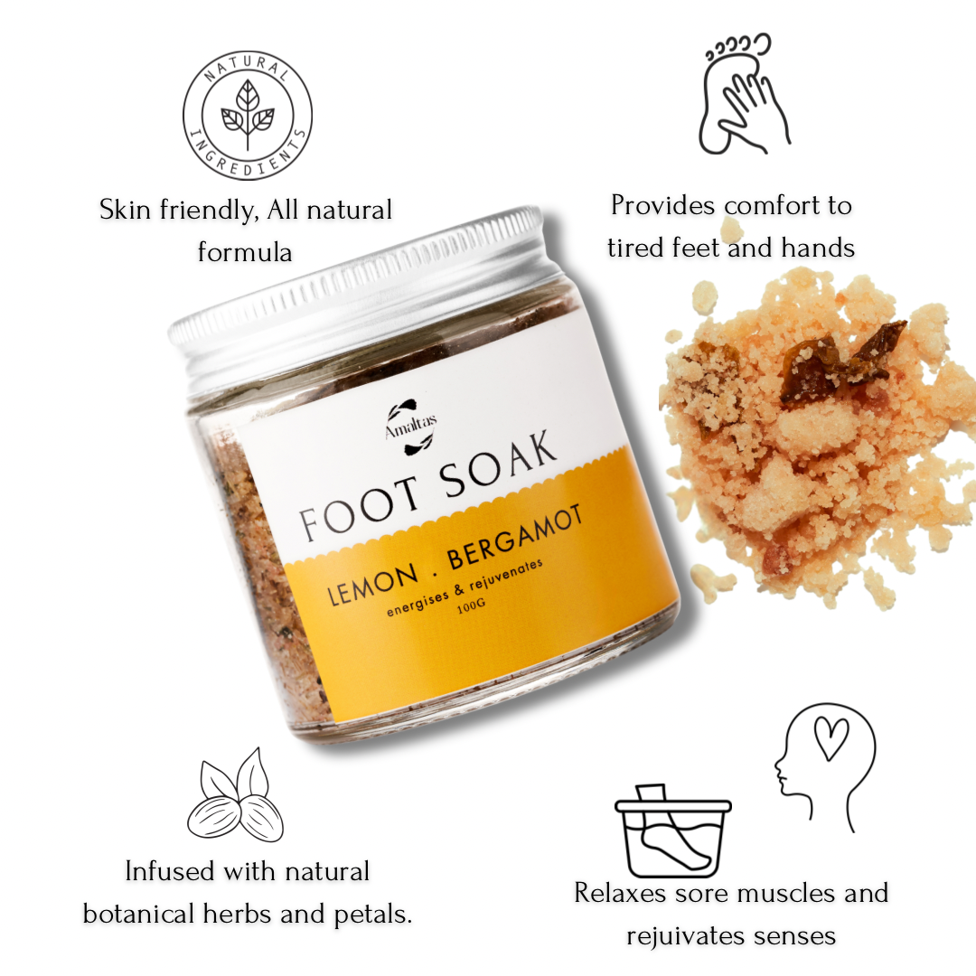 Lemon and Bergamot foot soak